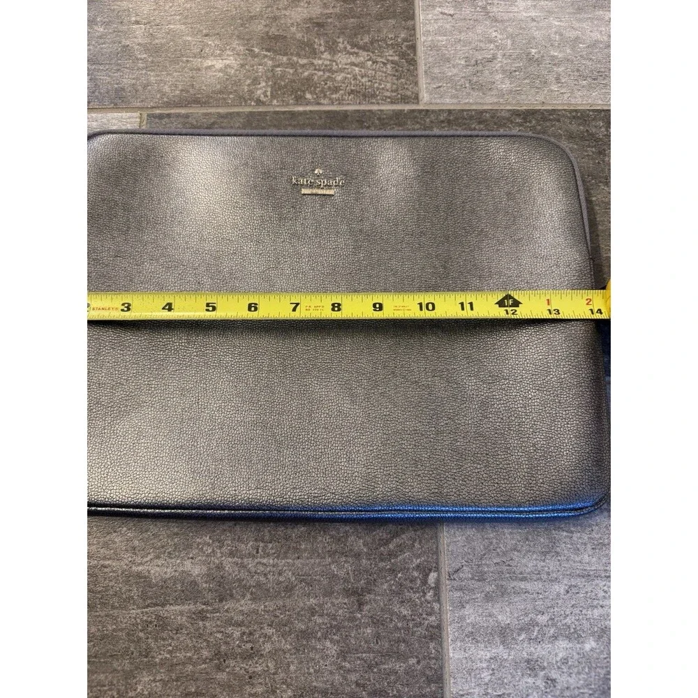 Kate spade New York Metallic Silver Tablet Case, Zip Closure